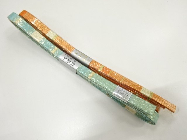 JAPANESE KIMONO / UNUSED OBIJIME / SAGANISHIKI 2-PIECE SET